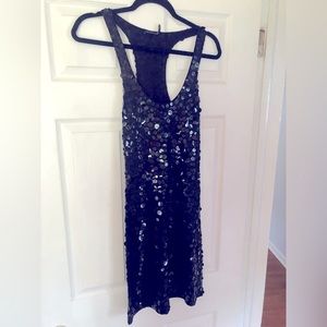 The Limited Black Sequins Dress